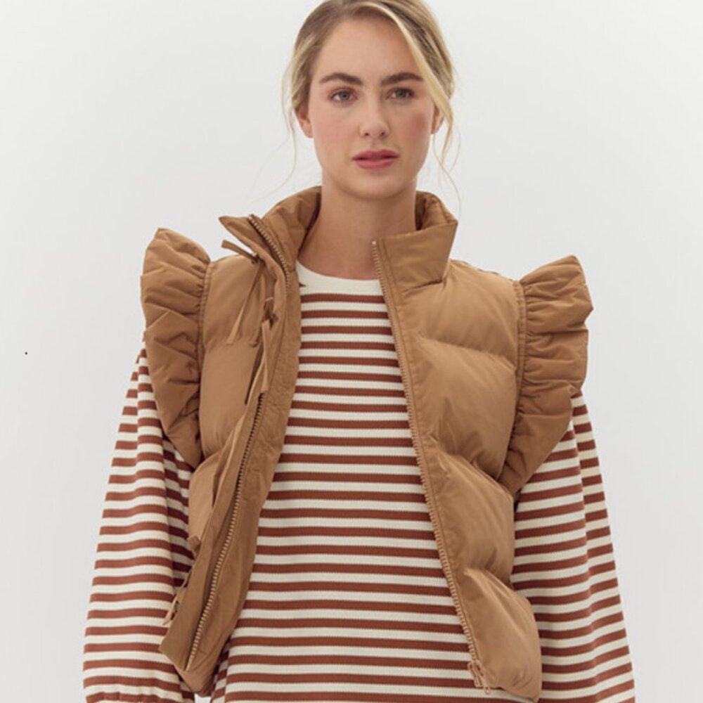 Puffer Cropped Vest